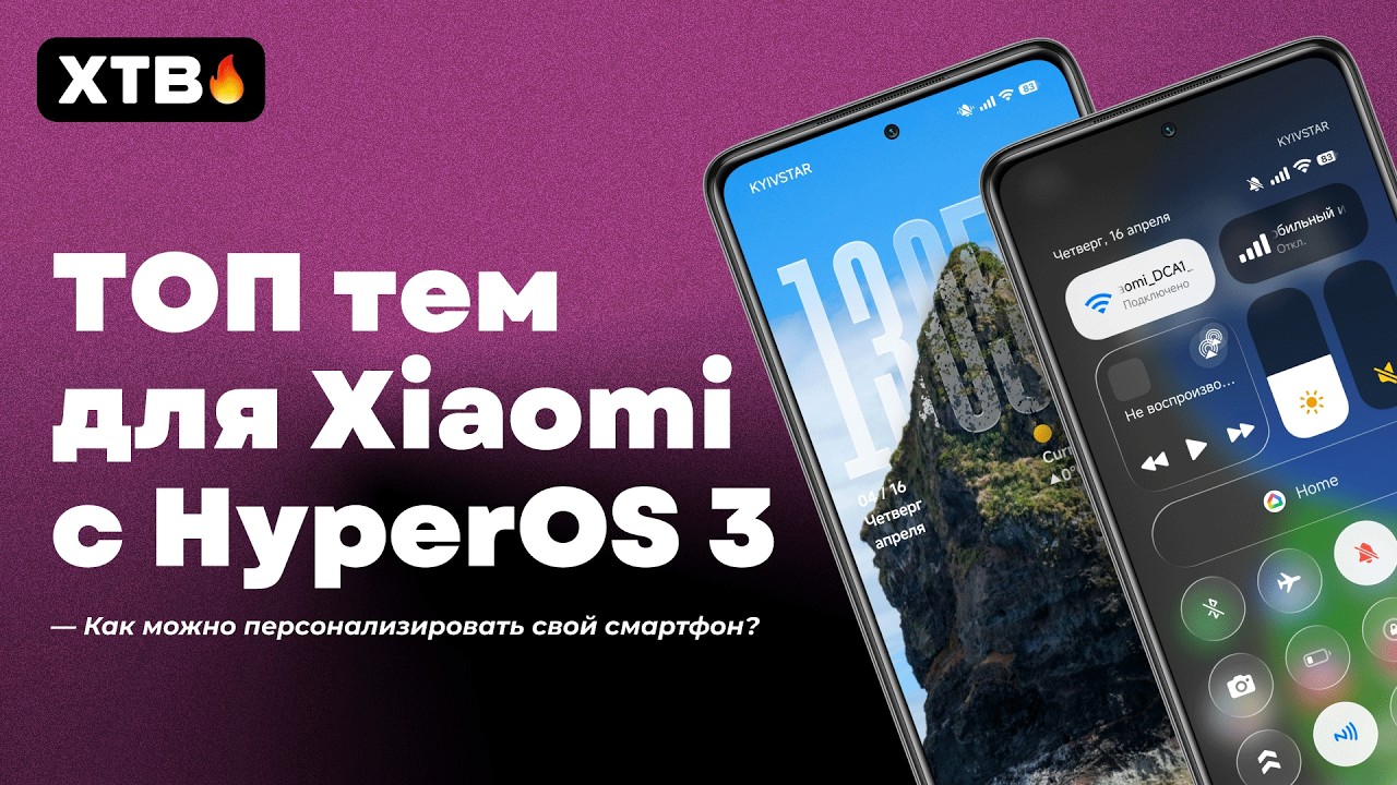 🚀 КАКИЕ ТОП ТЕМ Поставить на свой Xiaomi с HyperOS 3? // Liquid Glass и не только!