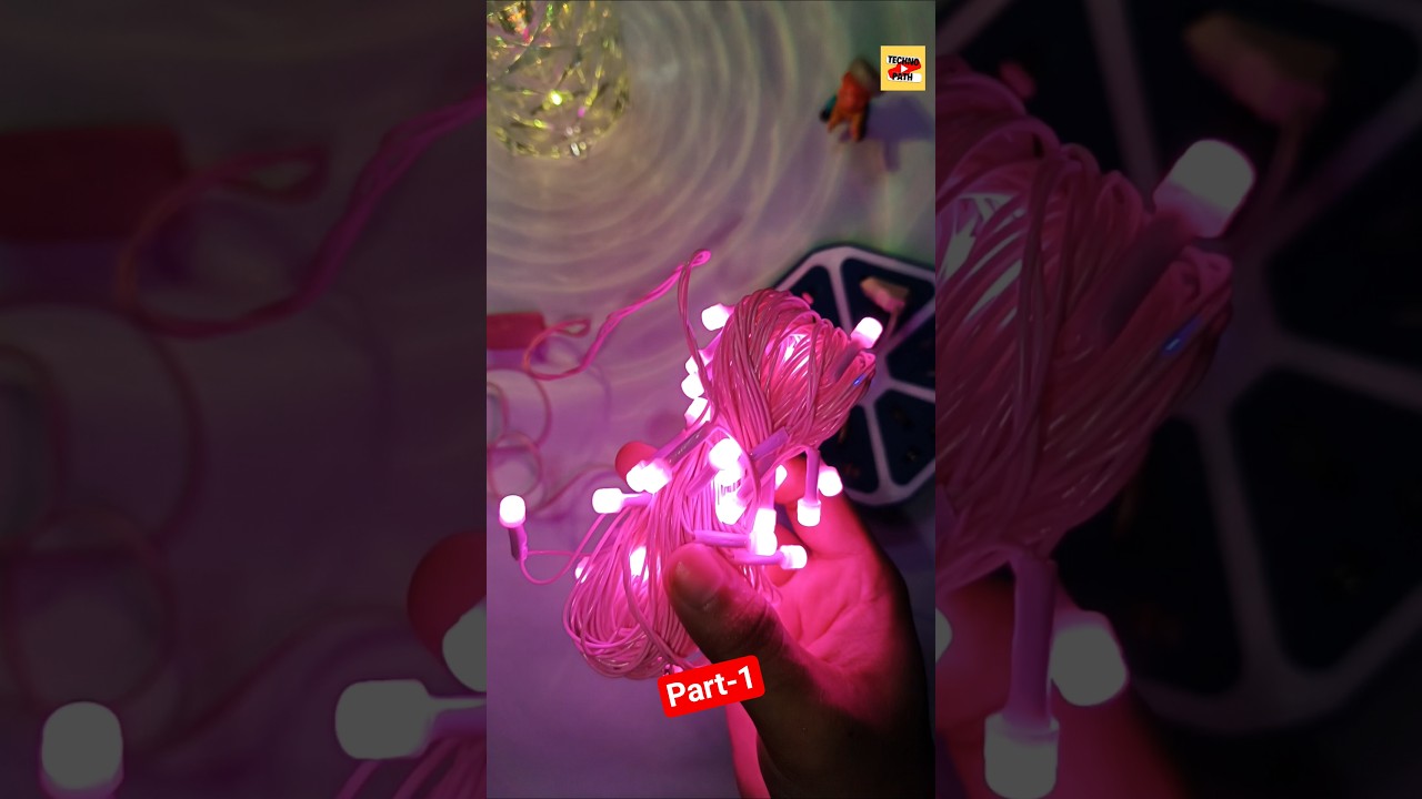 Pink LED Fairy Lights ✨ | 36 Ft Home Decor Light | #short #shorts #light #trending