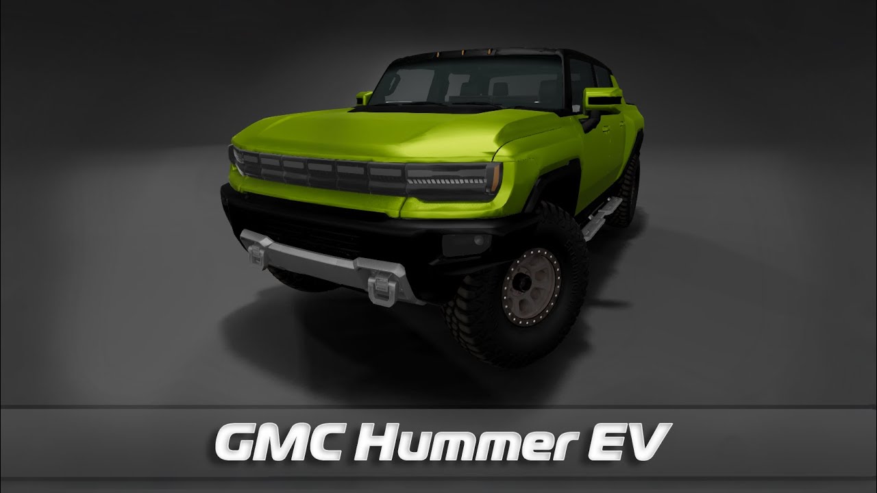 Мод GMC Hummer EV  для BeamNG.drive