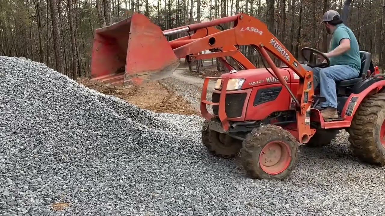 Fixing a Gravel Driveway with Crusher Run & Gravel