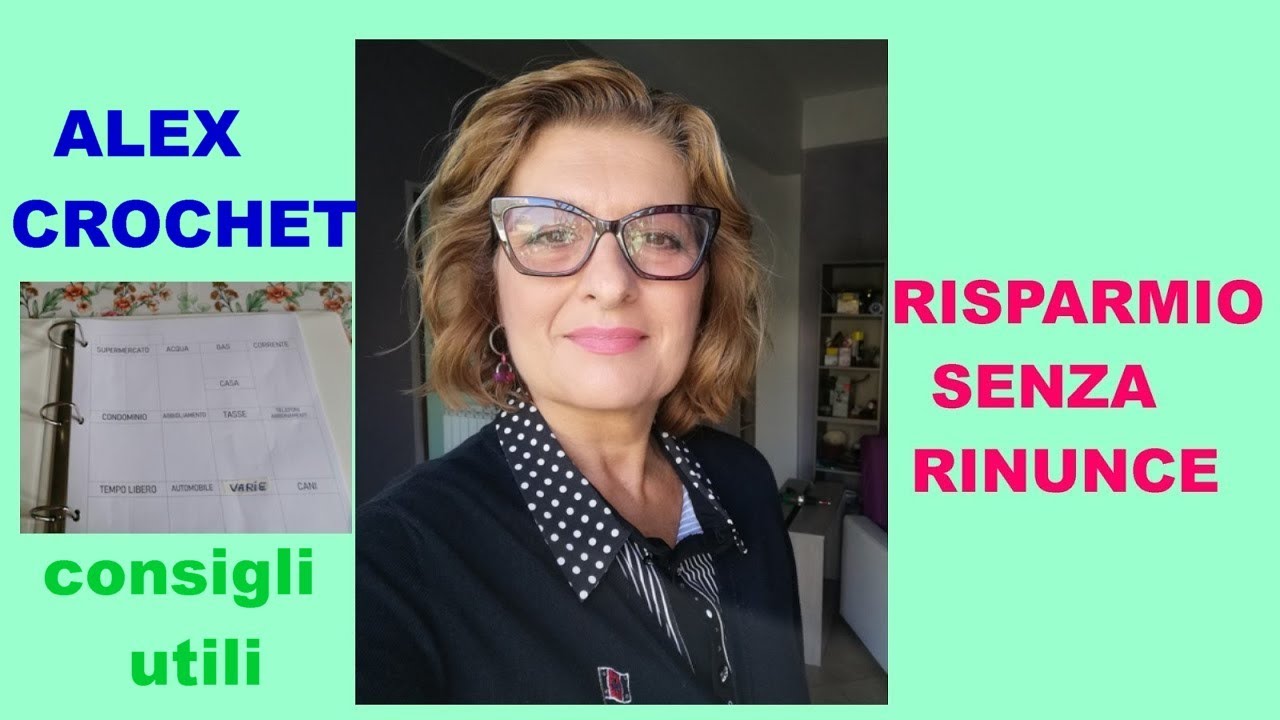 RISPARMIO  senza rinunce, NOTA SPESE FACILISSIMA,ALEX CROCHET vita semplice decluttering minimalismo