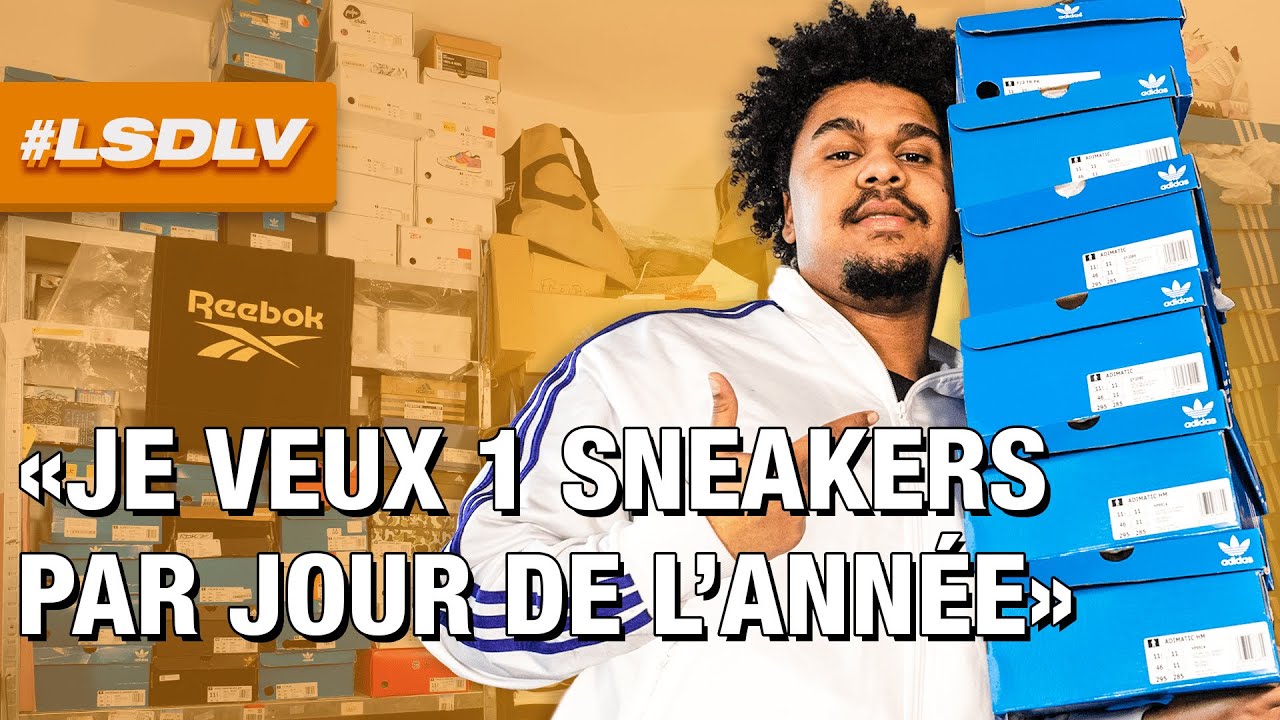 Son but : avoir 365 PAIRES de SNEAKERS 😳 #LSDLV