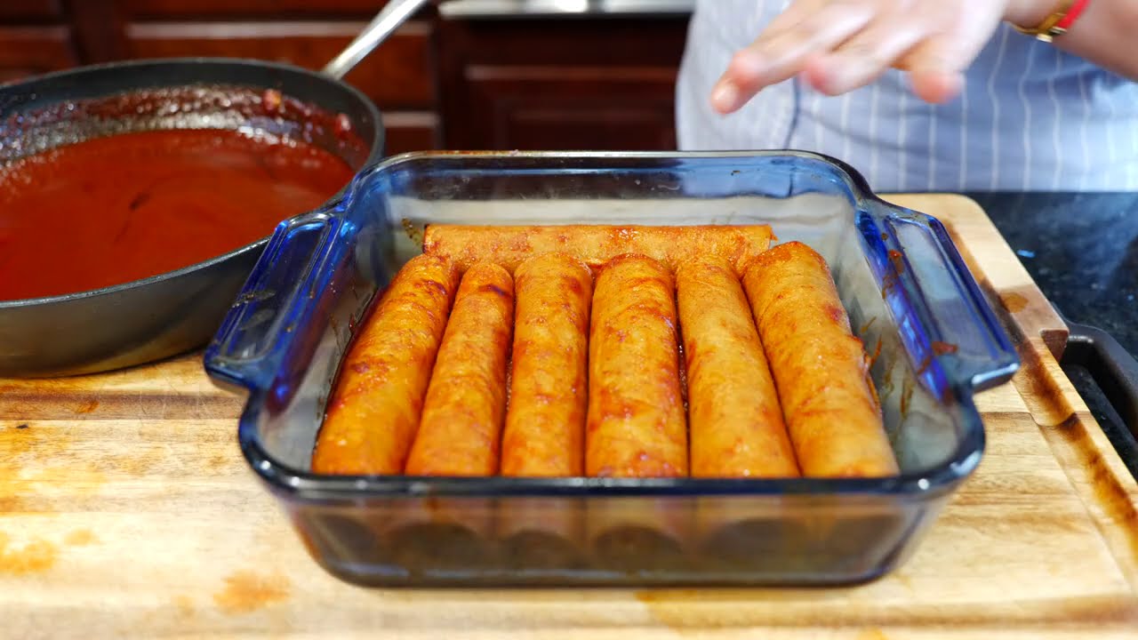 How to make THE BEST Mexican Vegan Enchilada Recipe