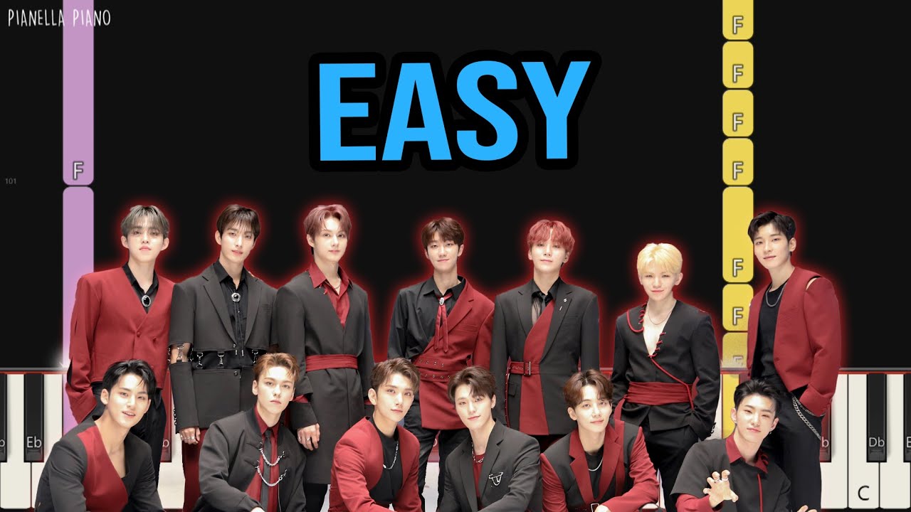 SEVENTEEN - SUPER | EASY Piano Tutorial by Pianella Piano