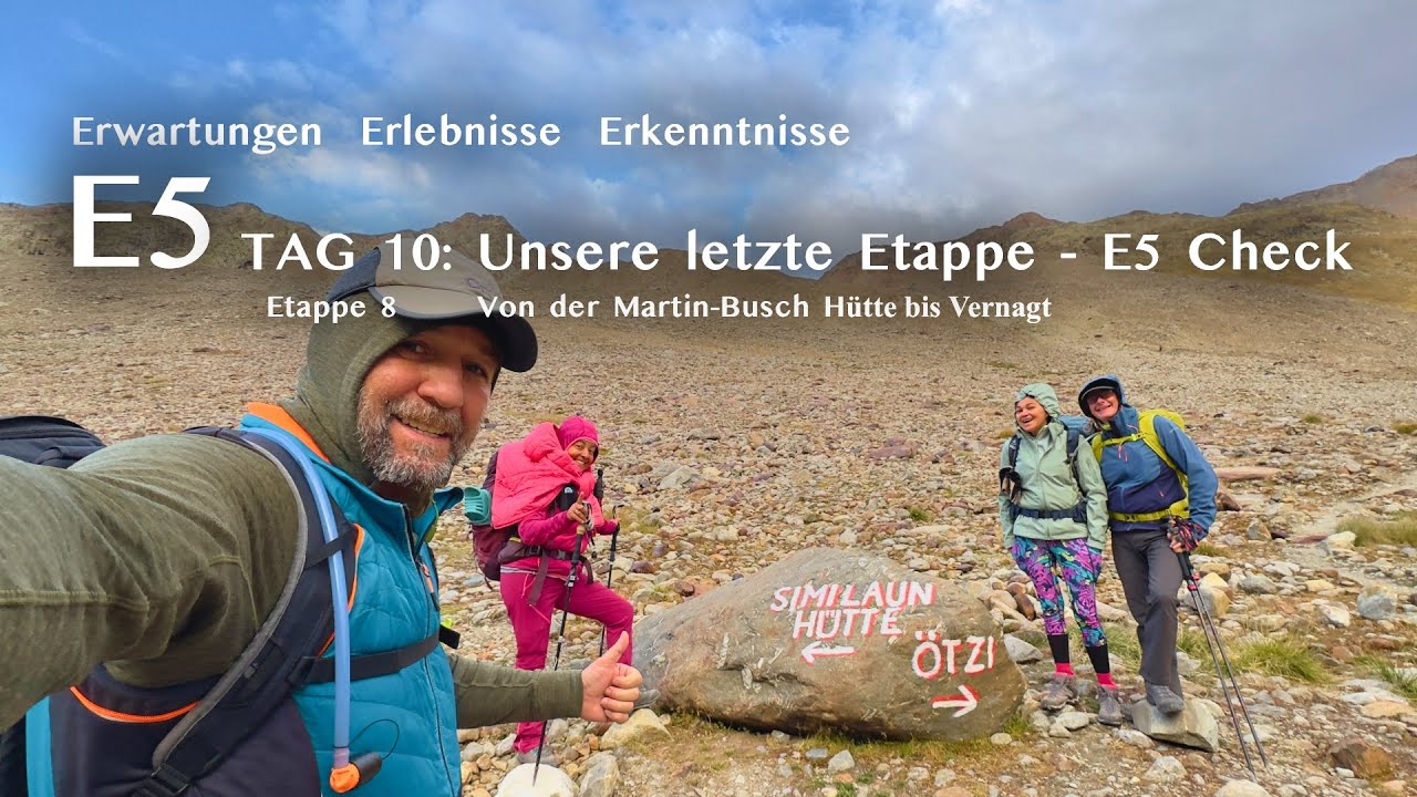 Zum Schluss nochmal Powern. E5 Alpenüberquerung 2025 letzte Etappe - Freude - Stausee - Wellness
