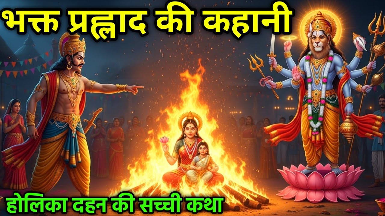 होली क्यों मनाई जाती है ?  होलिका दहन की सच्ची कथा | Holi ki kahani |  Holi ka itihas | #holi 