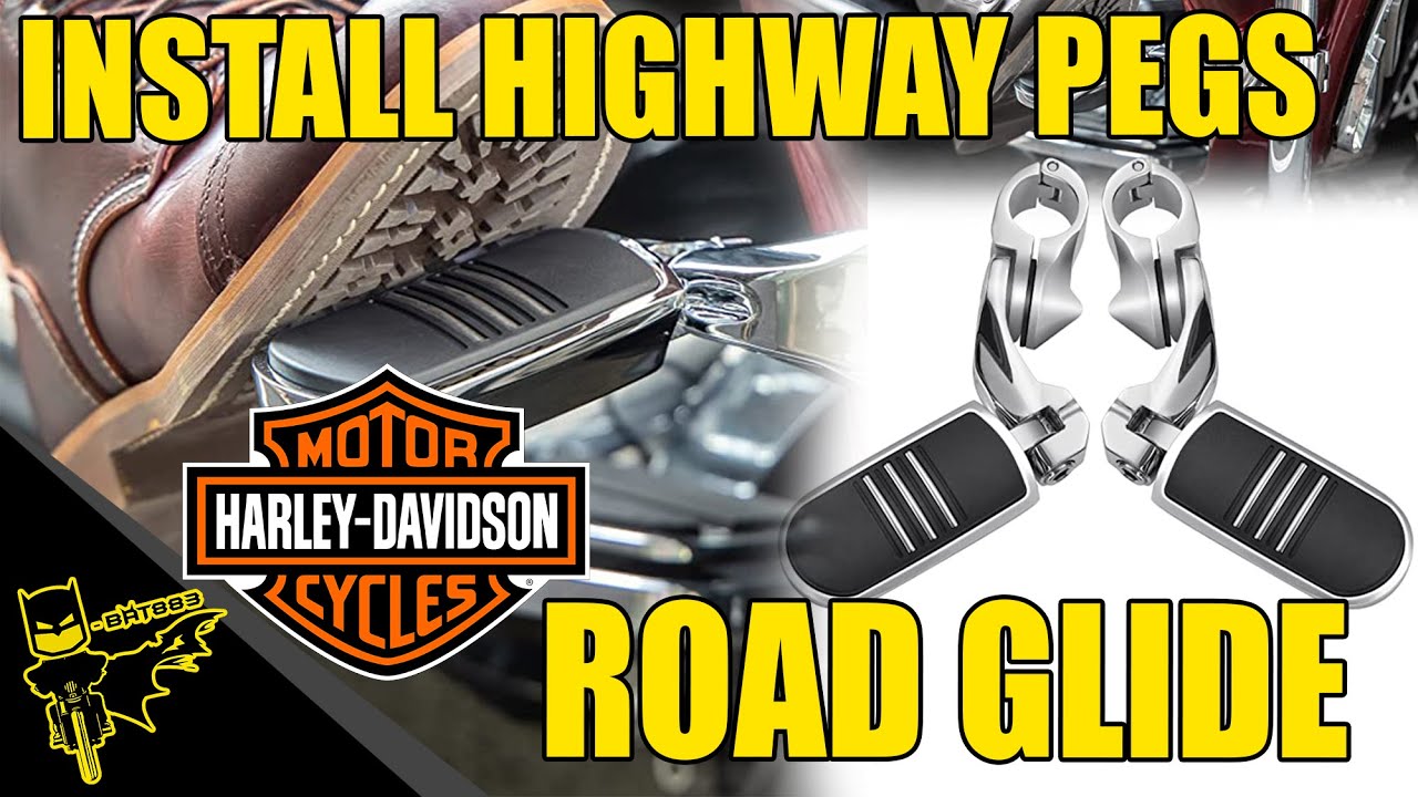 Install Highway Pegs on a Harley Davidson Road Glide