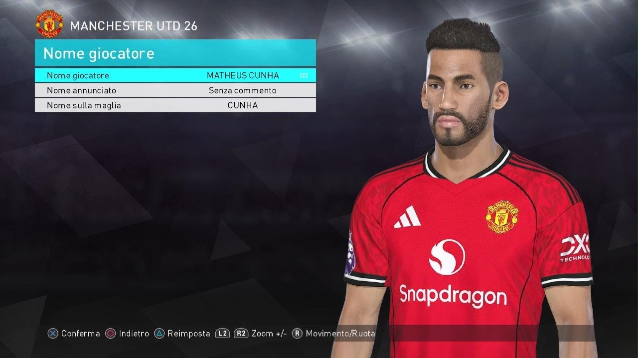 MATHEUS CUNHA PES STATS