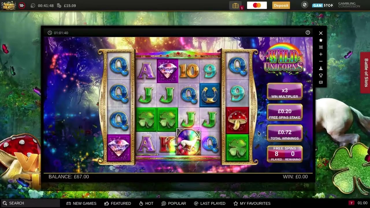 wild unicorns mini session on 20p stakes will it pay?