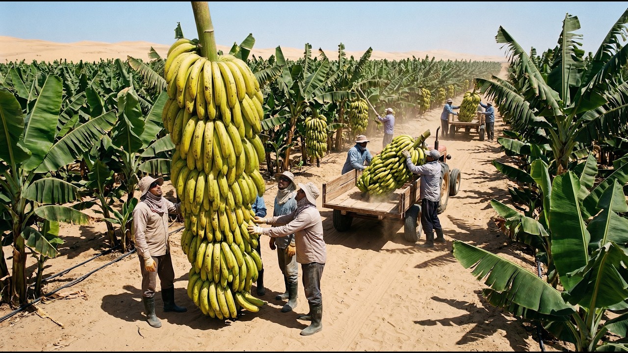 Bí Mật Trồng Chuối Giữa Sa Mạc – Kết Quả Khiến Hàng Triệu Người Kinh Ngạc