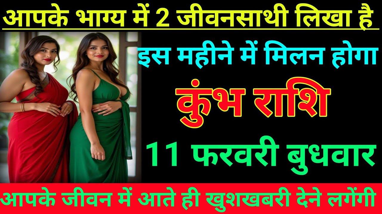कुंभ राशि वालों आपके भाग्य में 2 जीवन साथी लिखा है इस महीने में मिलन होगा जल्दी देखो Kumbh Rashi 