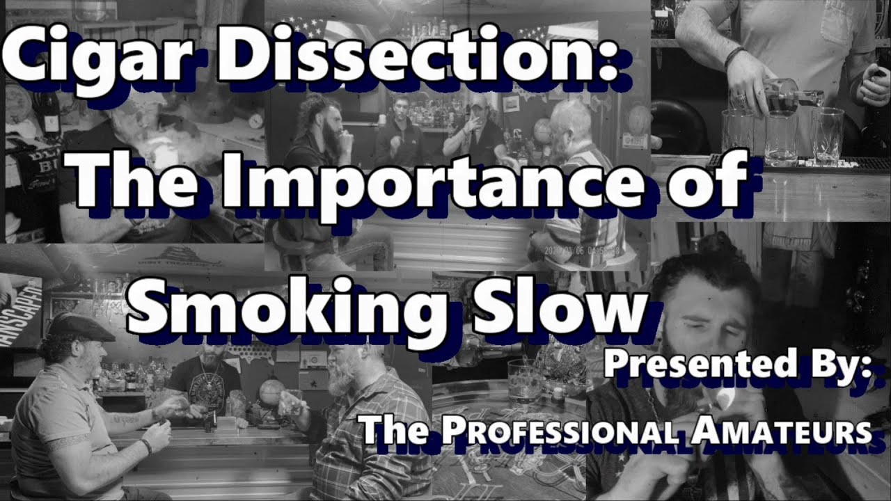 Cigar Dissection: The Importance of Smoking Slow