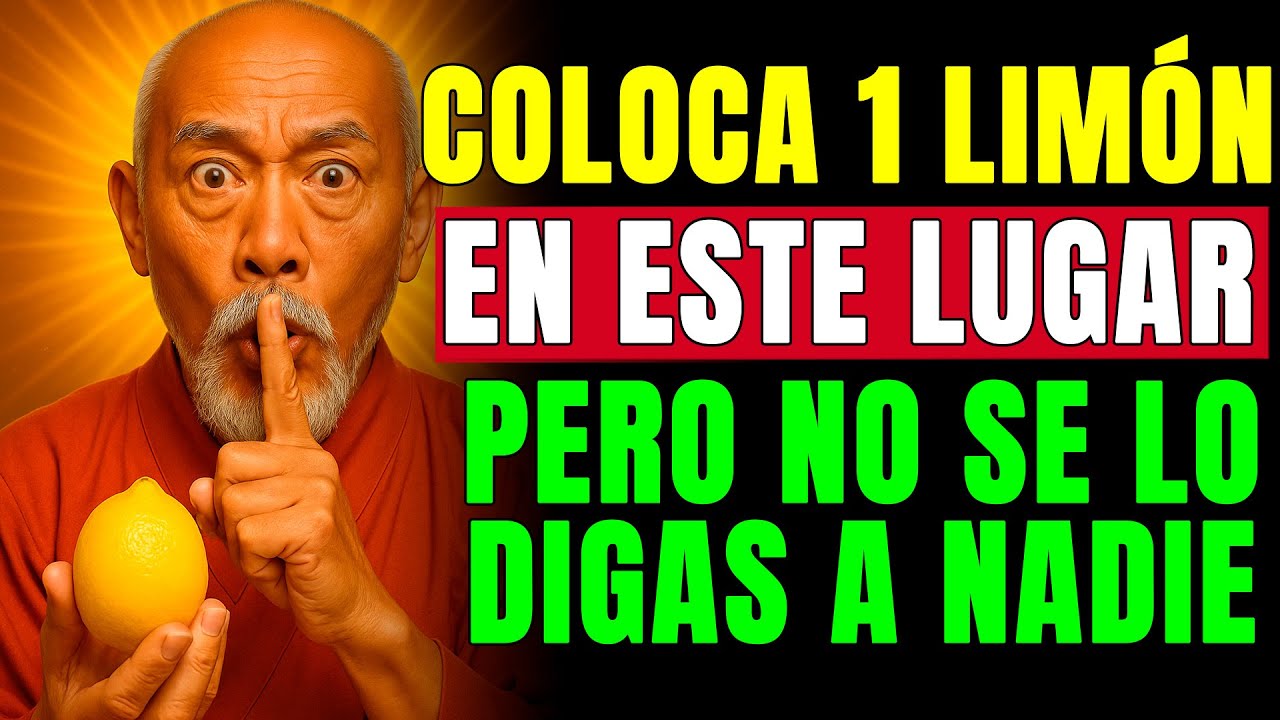 OCULTA 1 Limón en ESTE Lugar y Despídete de la POBREZA - Anciano Budista