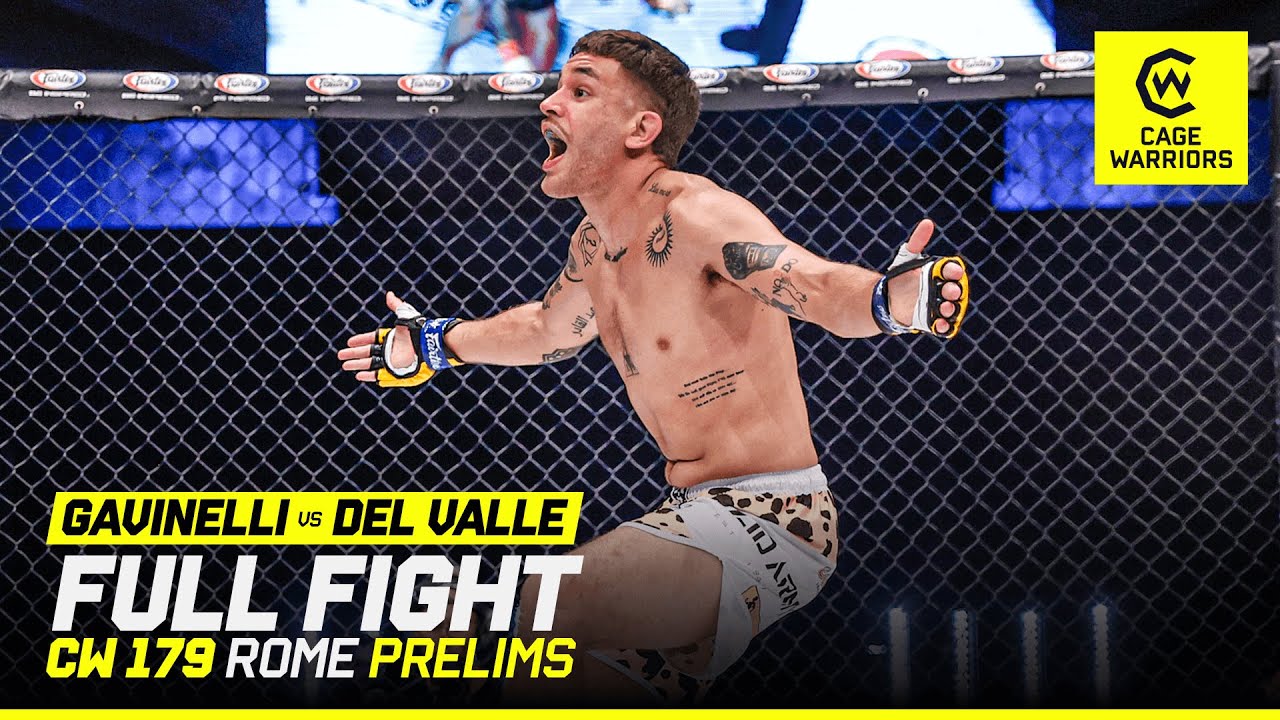 SPAIN’S NEWEST PROSPECT?! 🇪🇸 | Sergio Gavinelli VS. Manuel Del Valle | FULL FIGHT | CW 179 Rome