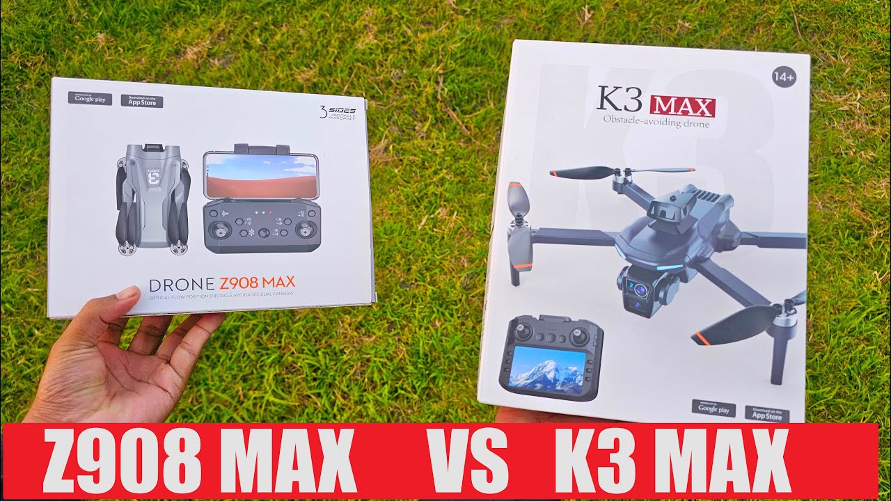 Z908 MAX Drone vs K3 MAX GPS Drone – Best GPS Camera Drone Comparison 2025 🇺🇸