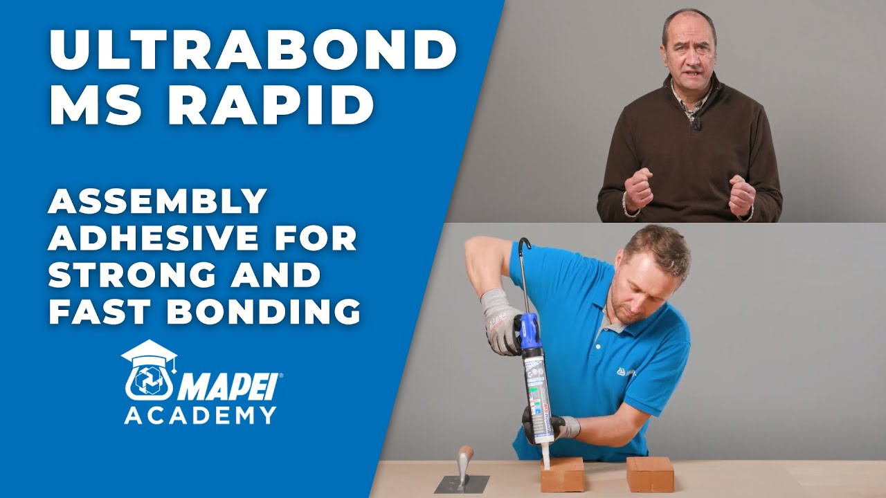 Hybrid Assembly Adhesive | Rapid-setting | Deformable | Internal & external use | Ultrabond MS Rapid