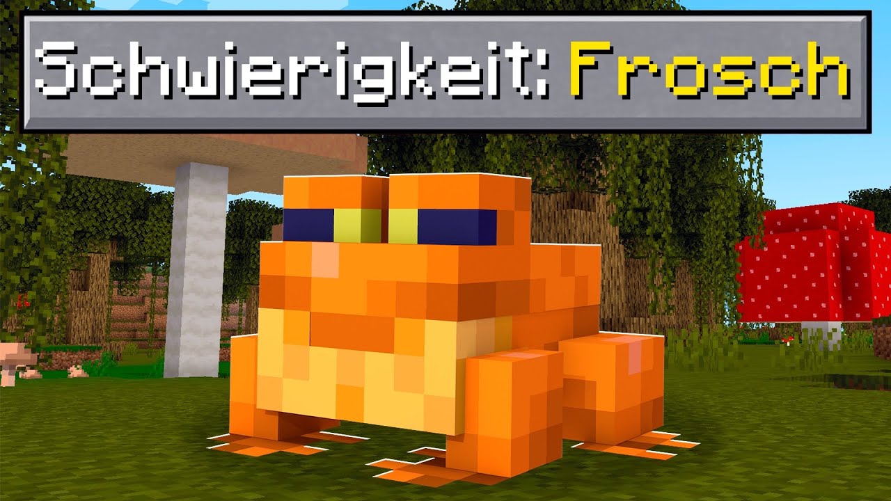 Minecraft als FROSCH durchspielen!
