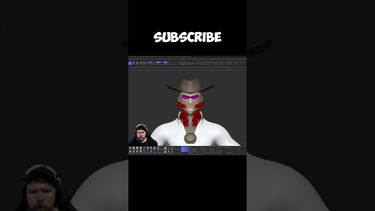 Learning ZBrush 2024: Cyberpunk Cowboy - Accessories Stream Highlights