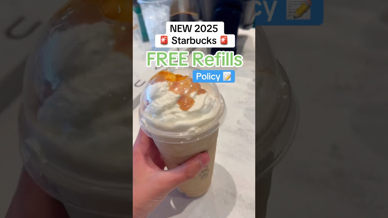 How to get FREE Refills at Starbucks (2025)
