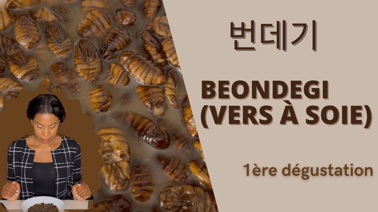 Dégustation de BEONDEGI (vers à soie) - [ENG/KR SUBS]