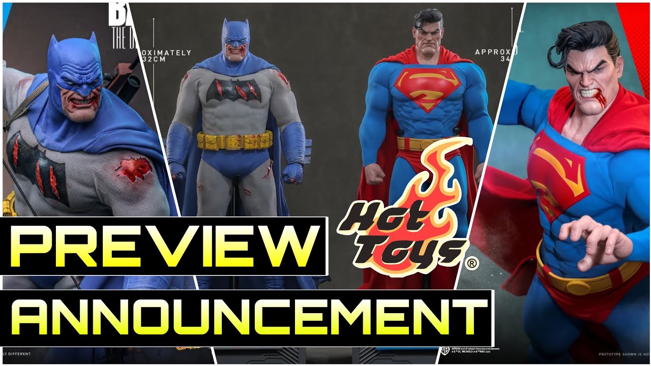 Новости Hot Toys | Возвращение Темного рыцаря | Боевые повреждения Супермена и Бэтмена | Предвари...