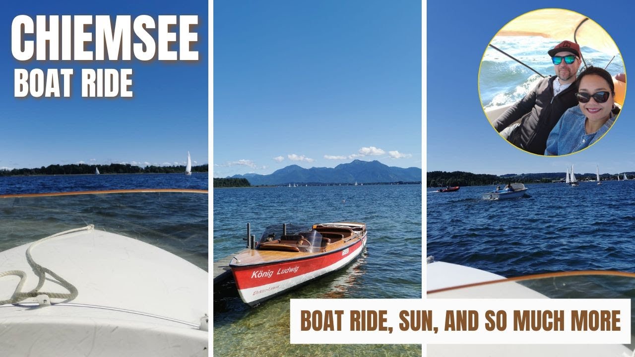 Boat ride at Chiemsee, Bayern