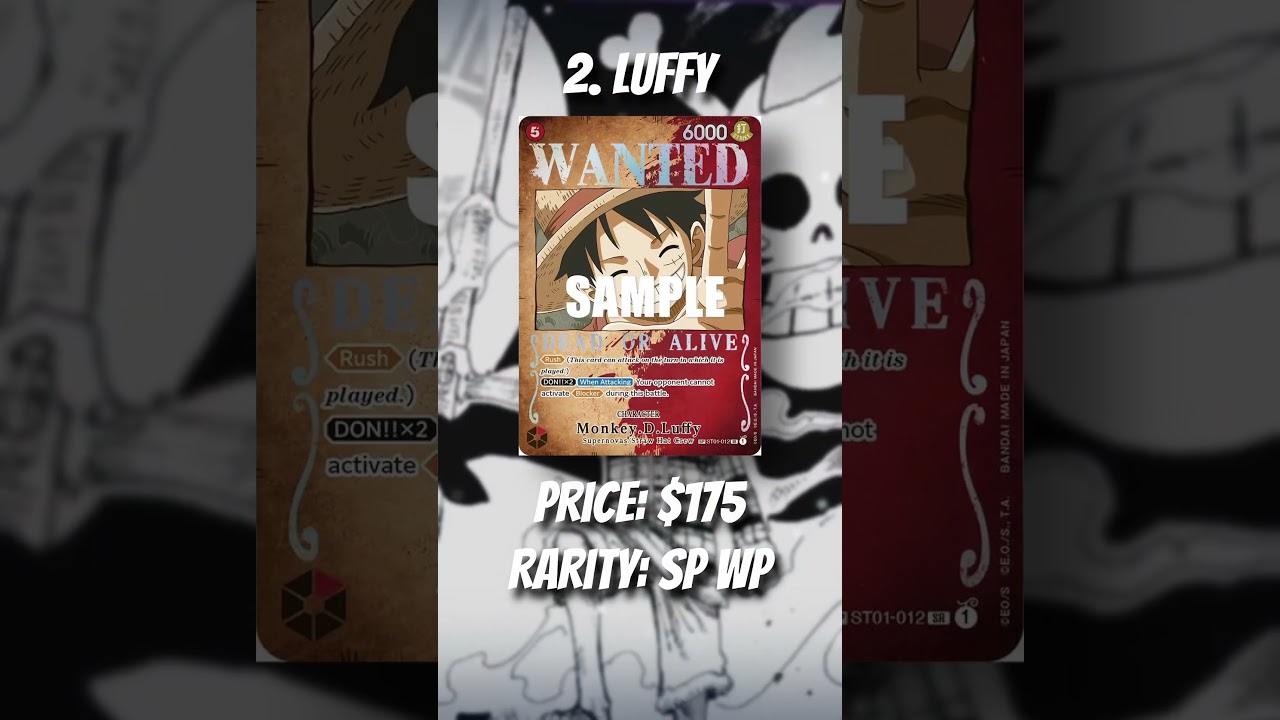 Пять самых ценных карт One Piece из OP-03!