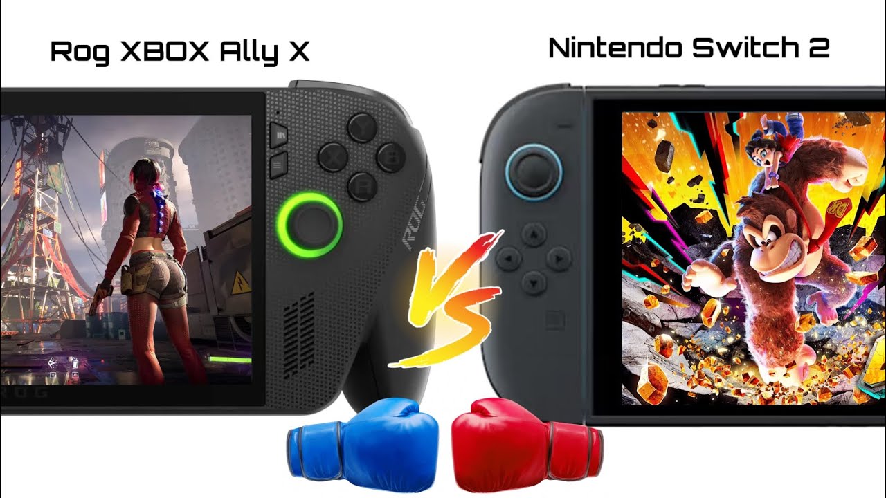 Rog Xbox Ally X vs Nintendo Switch 2 Comparativa en Espa&ntilde;ol by @cliconlineStudios 