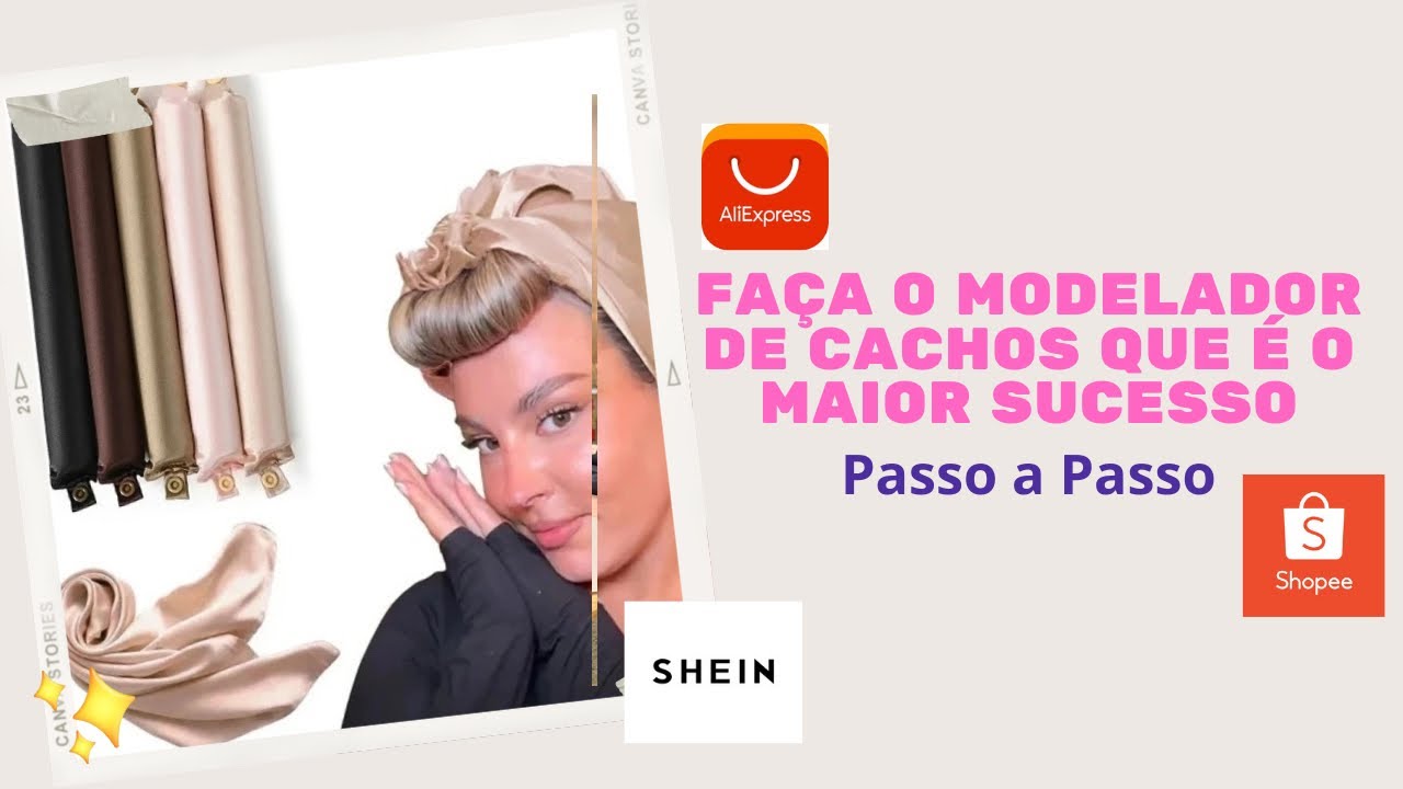 Modelador de Cachos de CETIM | DIY Inspirado nas GRINGAS/SHEIN
