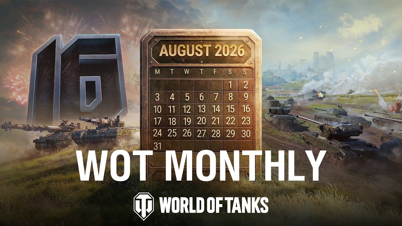 Miesiąc w WoT: Sierpień 2026 | World of Tanks