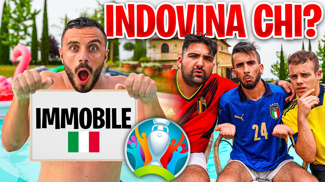 INDOVINA IL CALCIATORE di EURO 2020 con gli ELITES IN PISCINA!