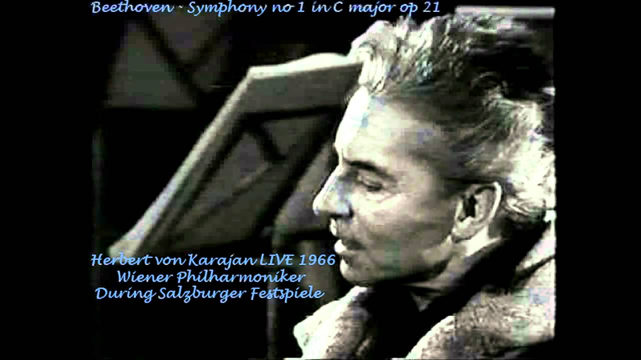 Herbert von karajan live 1966 Salzburger festspiele Beethoven Symphony 1