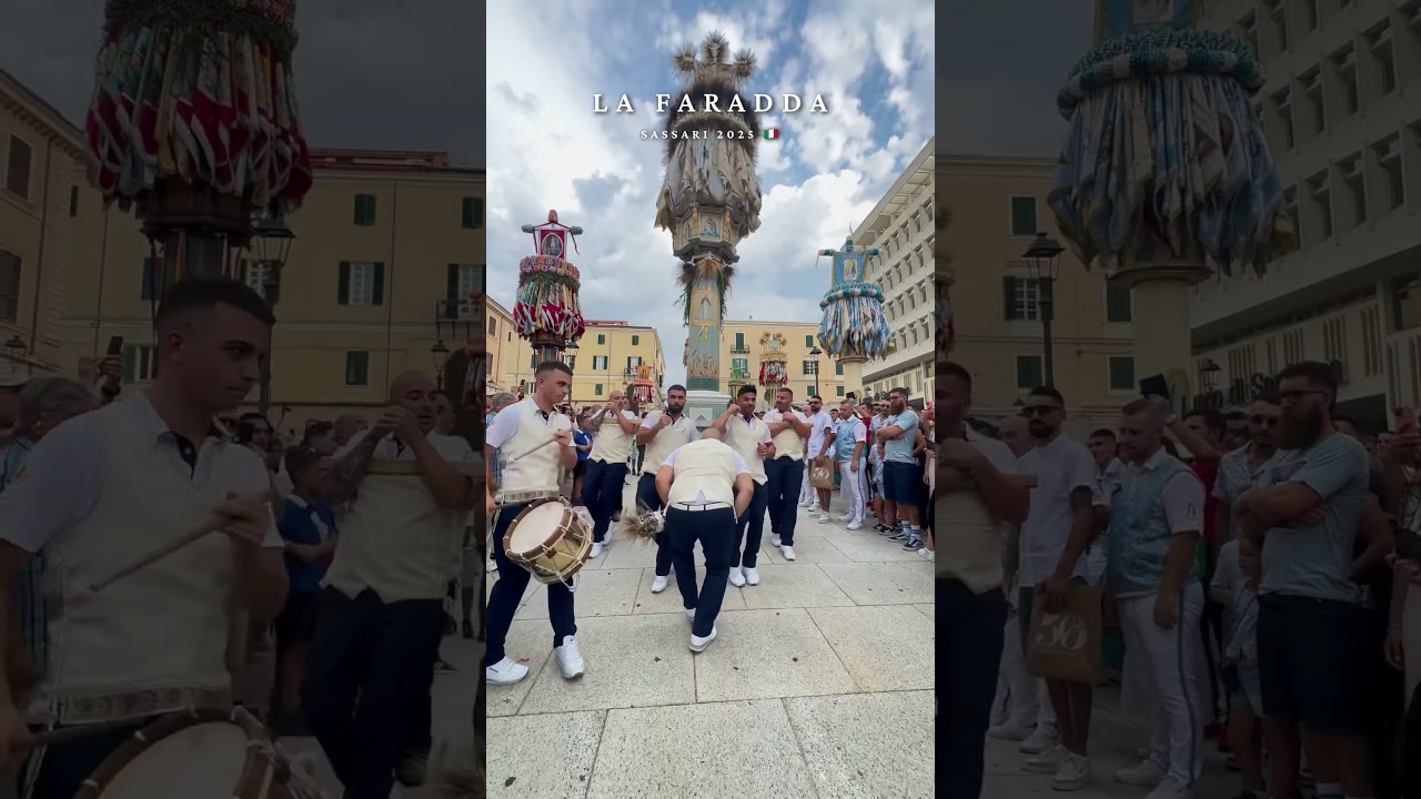 14-08-25 &ldquo;La Faradda&rdquo; la discesa dei Candelieri, antica tradizione della citt&agrave; di Sassari #sardegna