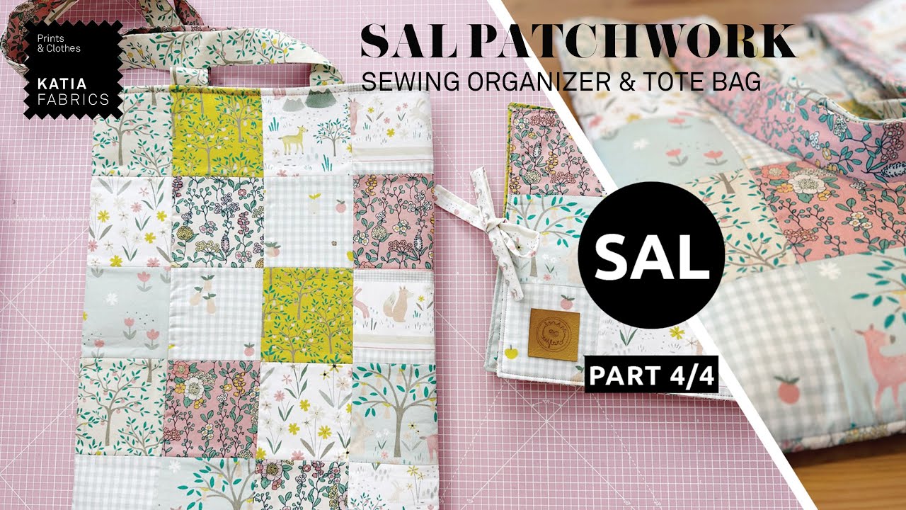 SAL COSTURERO Y TOTE BAG PATCHWORK 2025 🧵 PARTE 4 ✂️ Cómo coser el Tote Bag