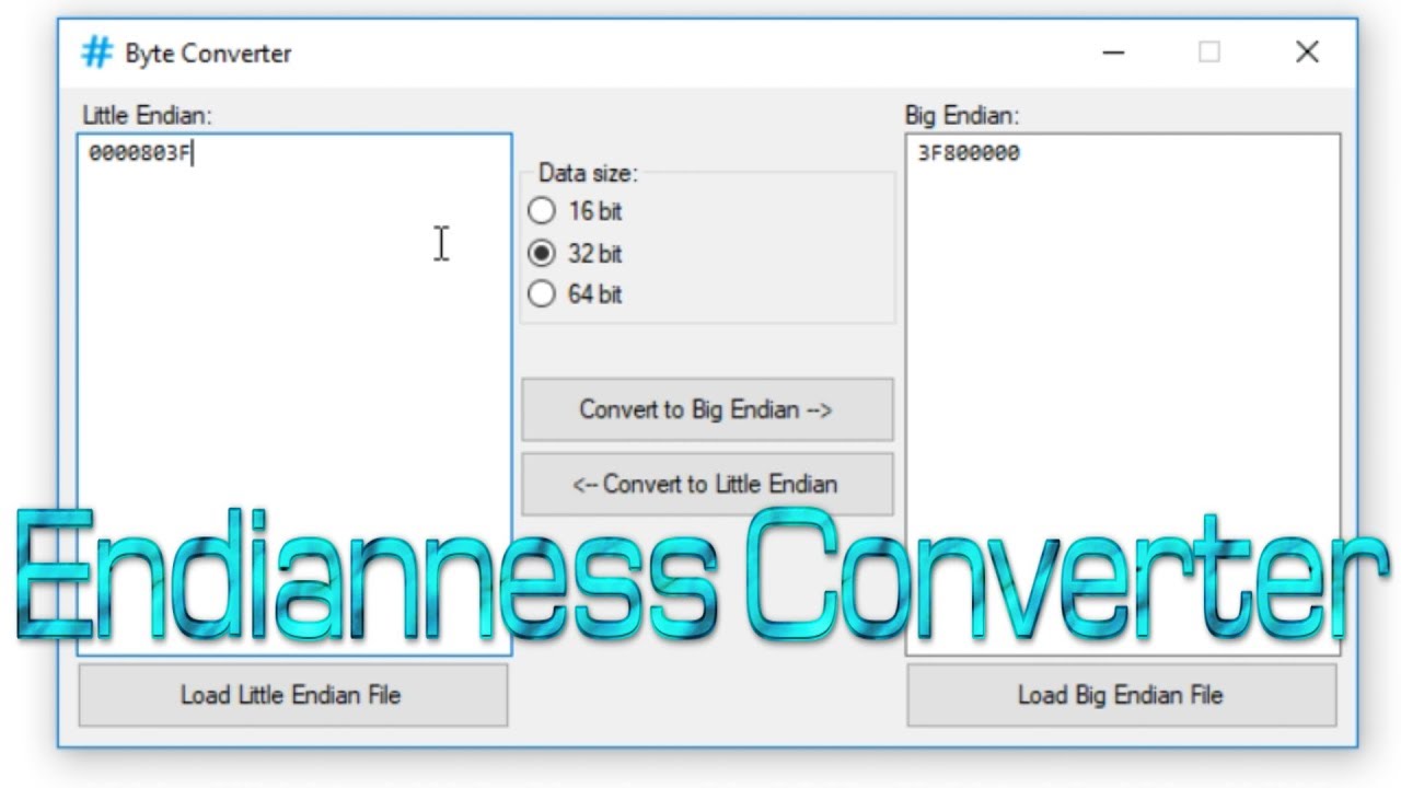 Endianness Converter Program