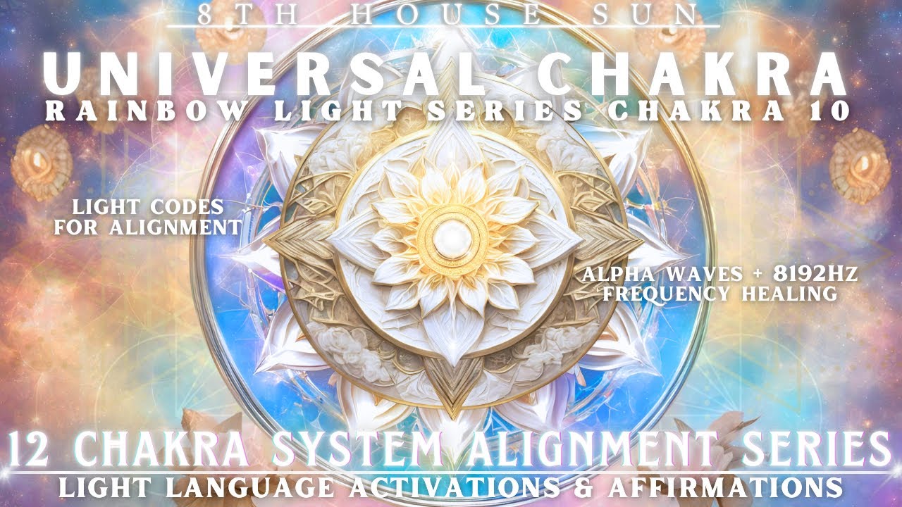 UNIVERSAL Chakra Light Language Activation |🌈12 Chakra System Rainbow Light Series ☆CHAKRA 10☆