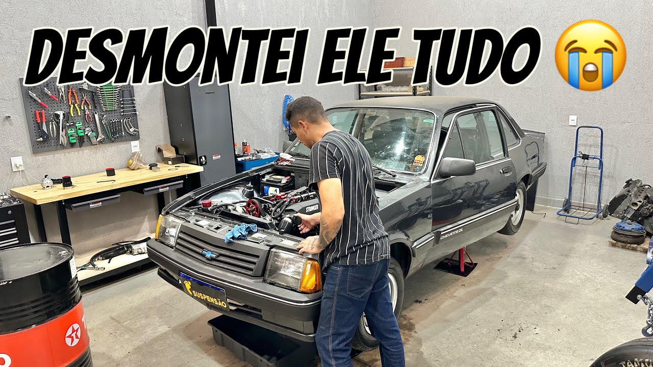 COLOCANDO CÂMBIO DE BMW ZF NO CHEVETTE PARTE 1
