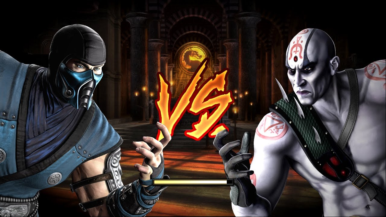 Sub Zero VS Quan Chi mortal kombat 9 (⌐■_■)😎🧜‍♂️
