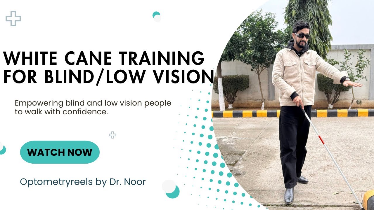 Types of White Cane | How Blind & Low Vision People Use a White Cane | Low Vision Rehabilitation