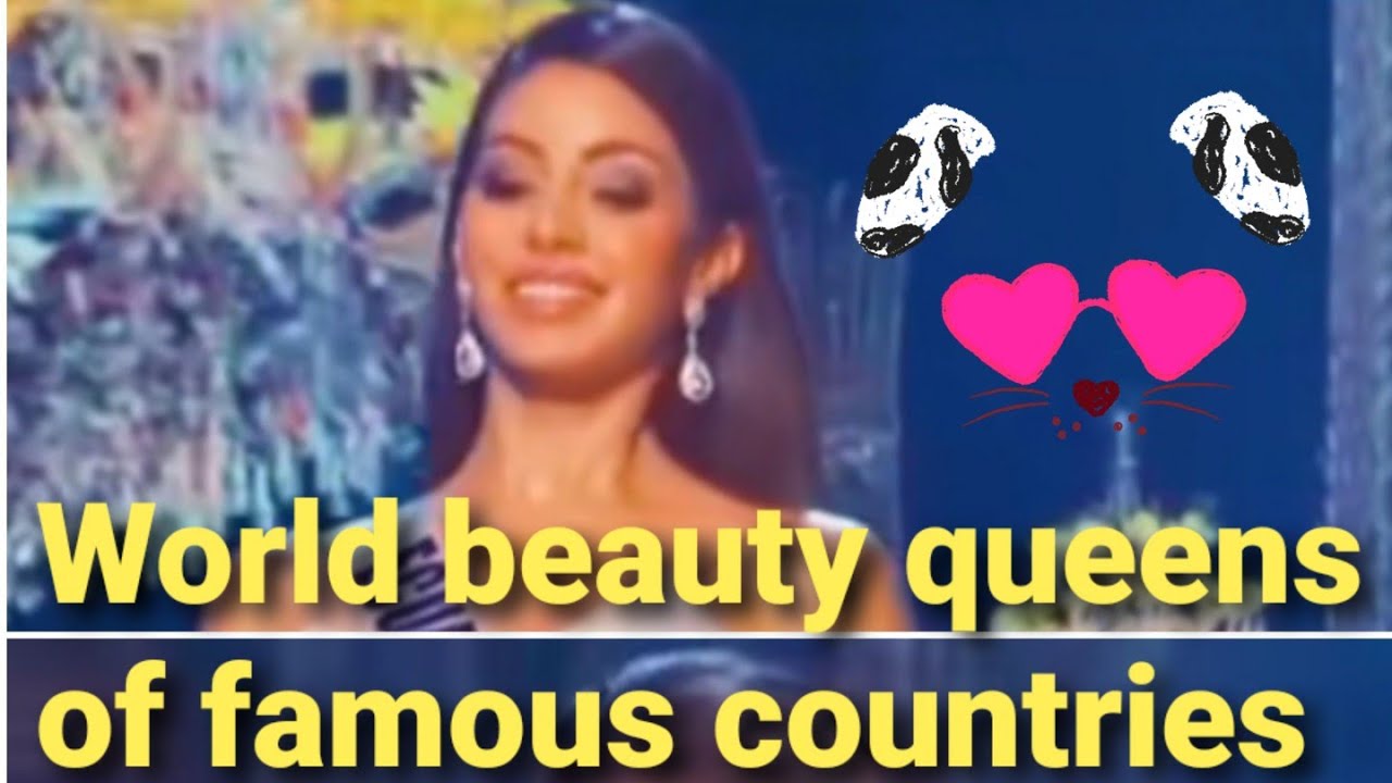 World beauty queens of famous countries.