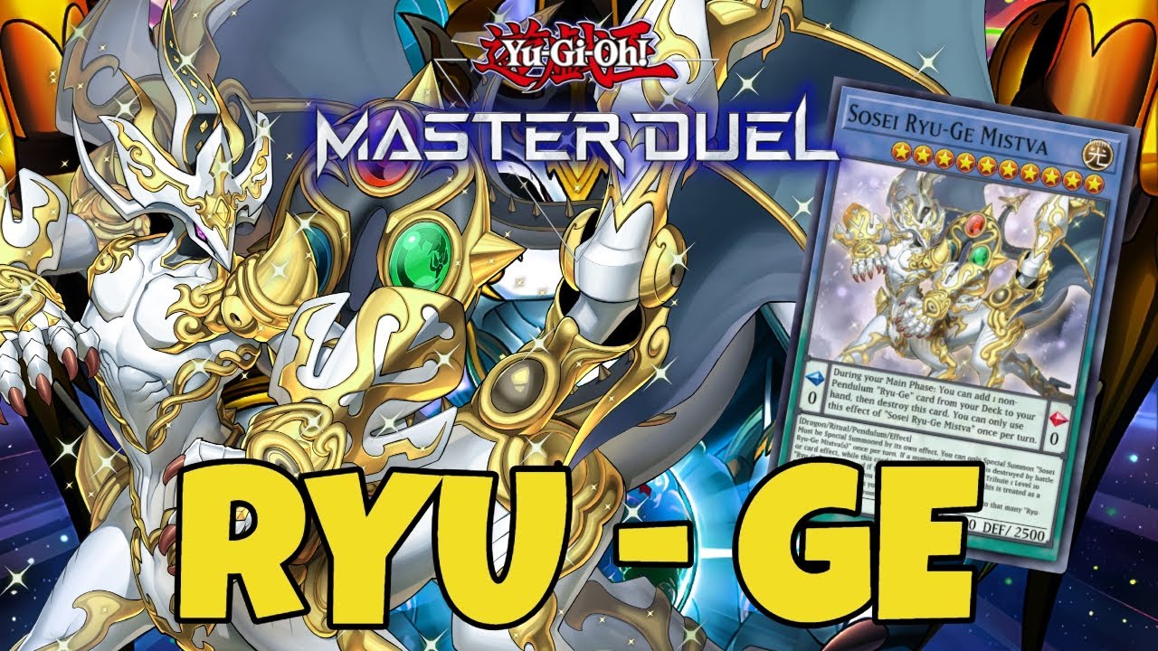PURE VERSION RYU - GE DECK : SIMPLE AND FUN Yu-Gi-Oh! Master Duel