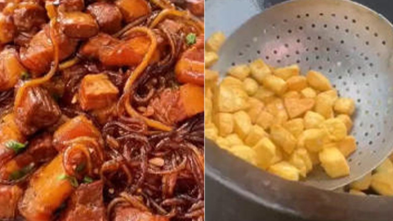 【東北裘仟尺】深夜拌冷面，你喜欢吗#food #cooking #delicious #美食分享日常 #美食