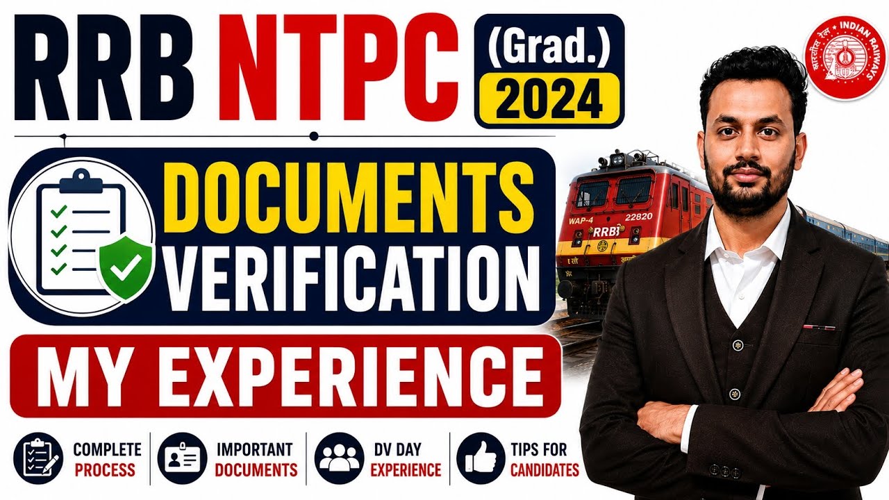 DOCUMENTS VERIFICATION IN RRB BENGALURU ZONE || COMPLETE DETAILS || RRB NTPC 2024