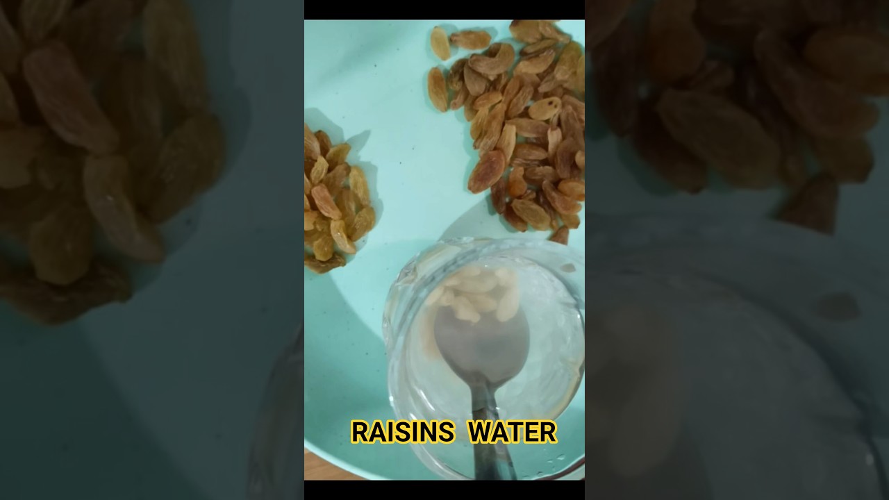 Raisin Water ke Chamatkari Fayde | Subah Bhige Hue Kishmish ka Pani Peene ke Benefits #shorts