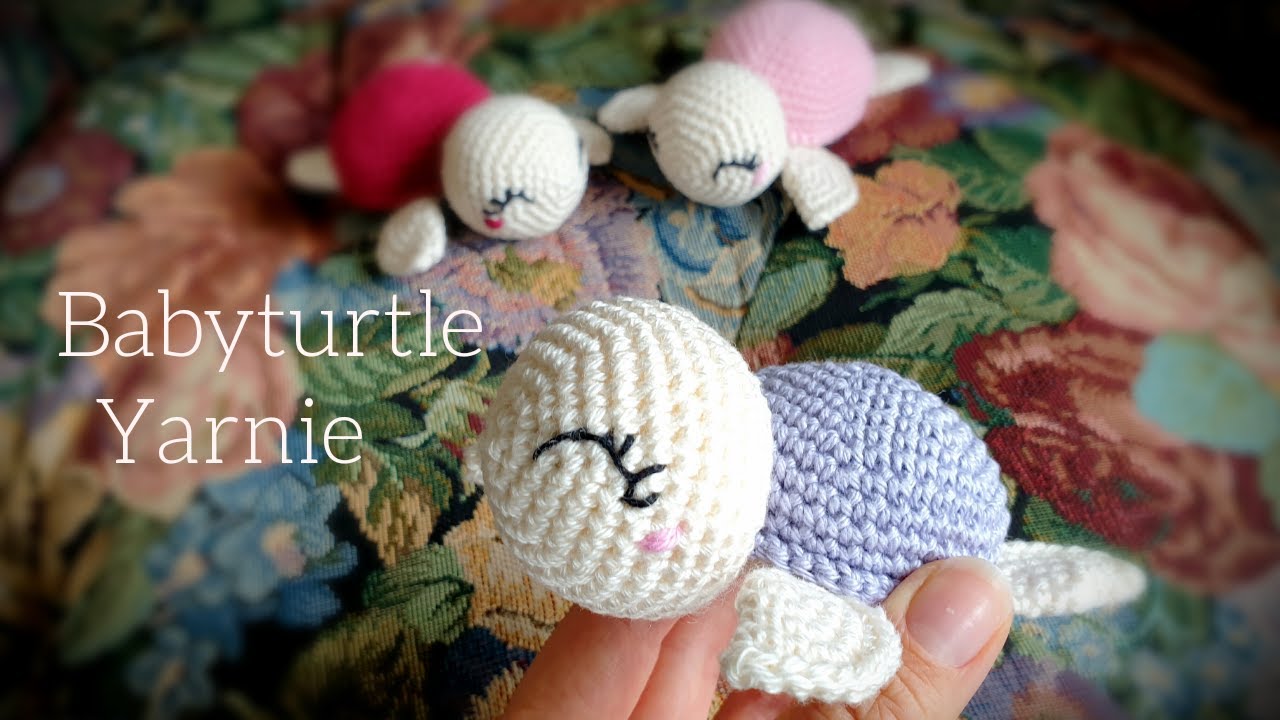 Schildkröte häkeln/ Geburtsgeschenk häkeln/ Babyturtle