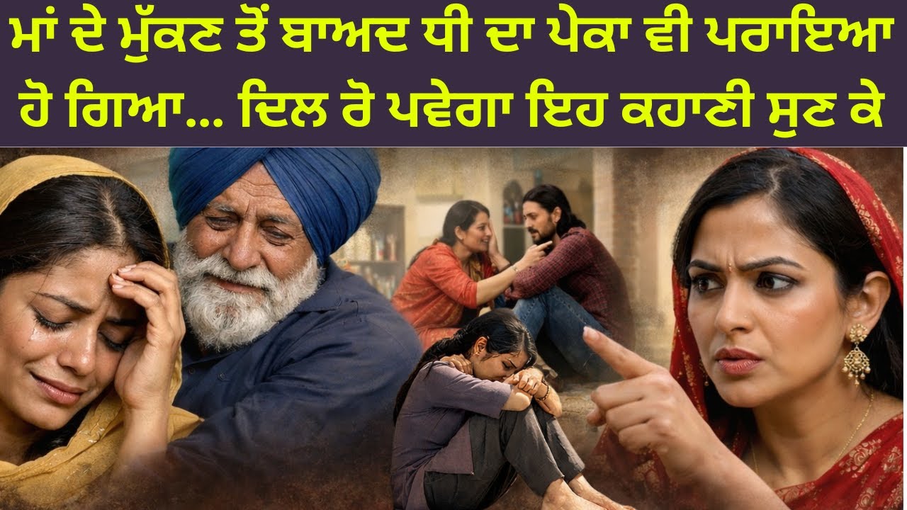 ਮਾਂ ਦੇ ਮੁੱਕਣ ਤੋਂ ਬਾਅਦ ਧੀ ਦਾ ਪੇਕਾ ਵੀ ਪਰਾਇਆ ਹੋ ਗਿਆ… ਦਿਲ ਰੋ ਪਵੇਗਾ ਇਹ ਕਹਾਣੀ ਸੁਣ|| HEART TOUCHING STORY