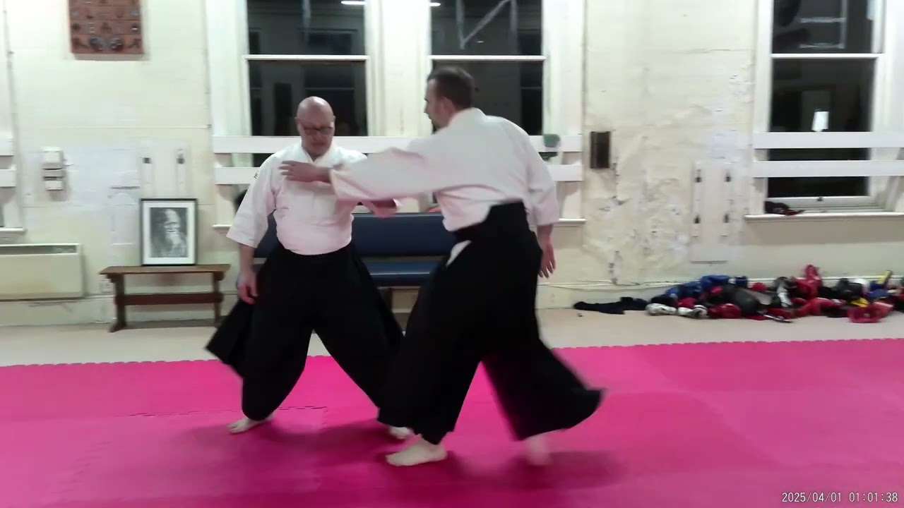 AIKIDO DERBY - Munedori Ki no Nagare leading on to Kokyunage - Jason Hunt Sensei 3dan Aikikai