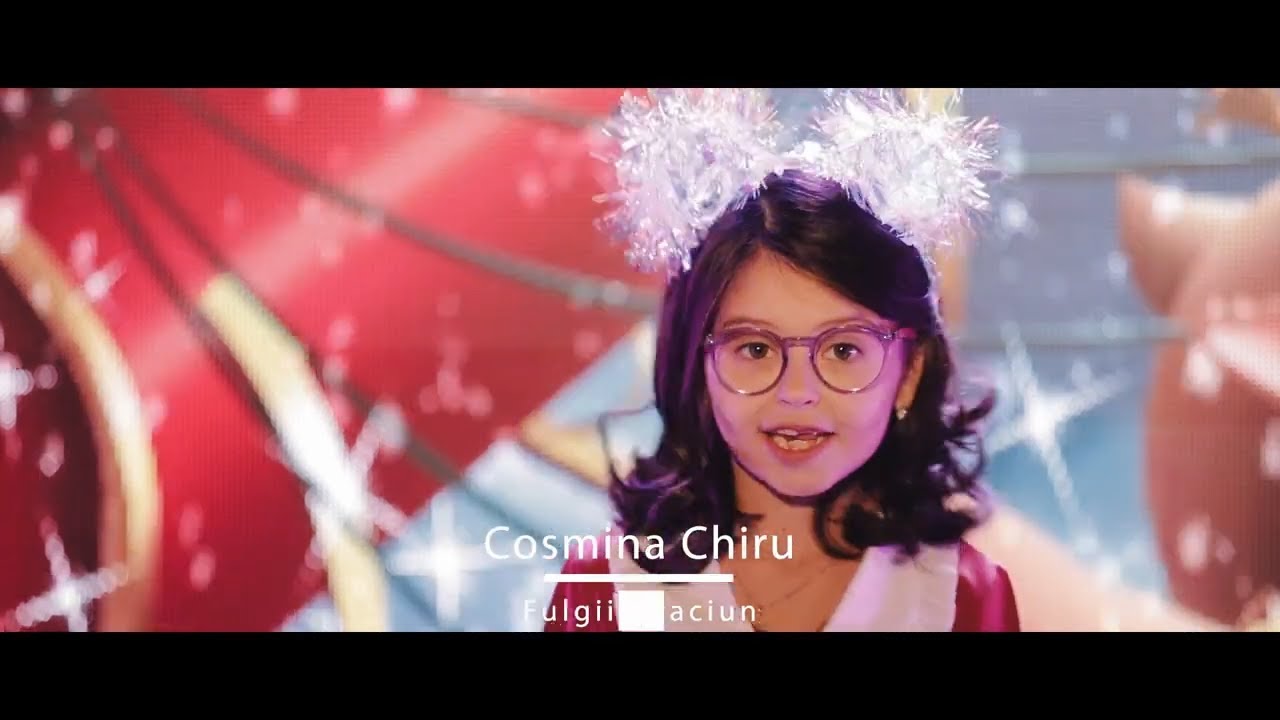 ❄️Cosmina Chiru, 6 ani -  Fulgii lui Mos Craciun❄️