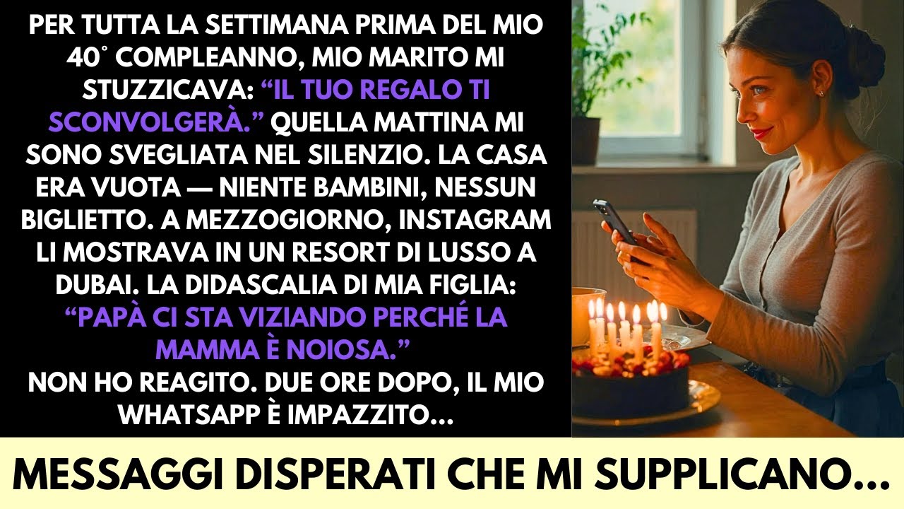 Mio Marito Ha Portato I Nostri Figli a Dubai Per Il Mio Compleanno—E Se Ne Pentì