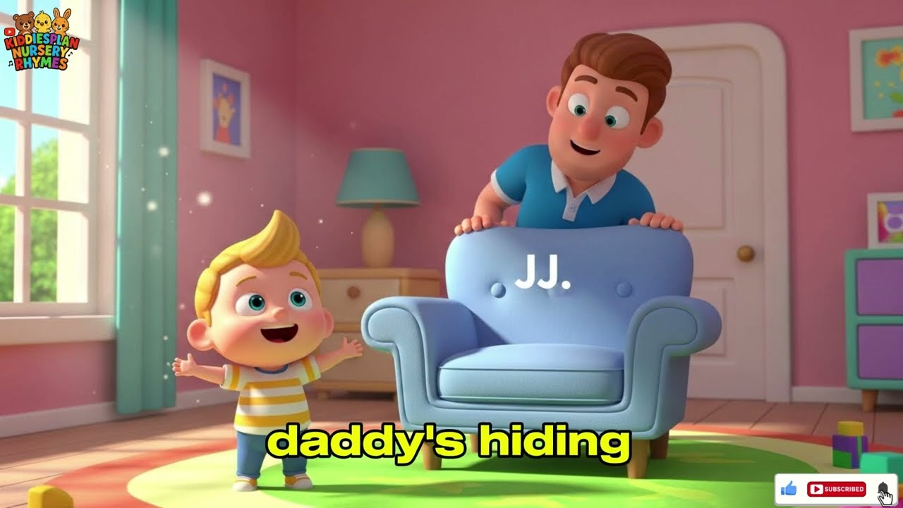 Peekaboo Song with Dad & JJ For Kids & Toddlers